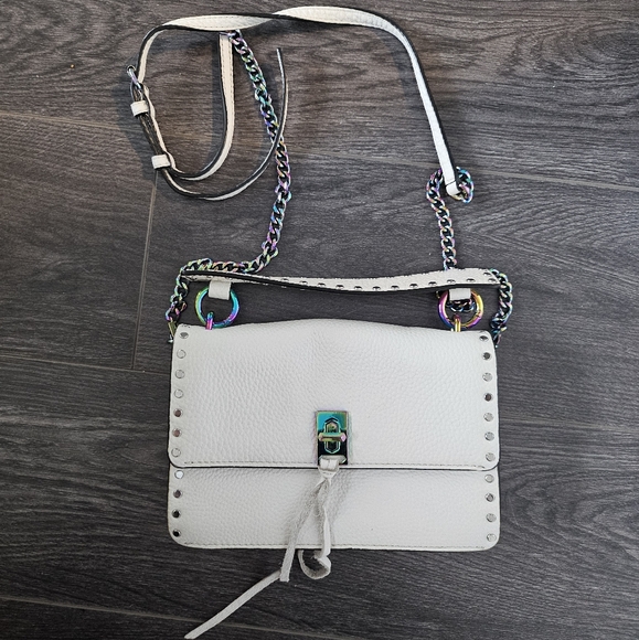 Rebecca Minkoff Womens Darren Top-Handle Flap Crossbody - Picture 1 of 8